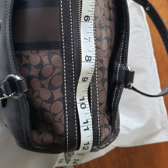 Coach Signature Boston Bag - Picture 8 of 8